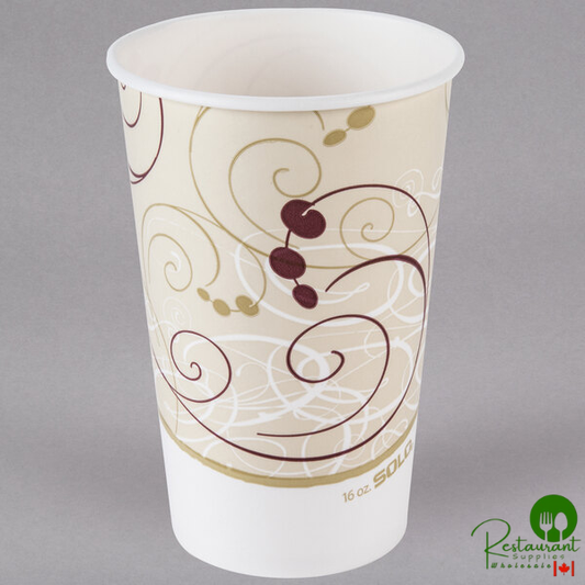 Solo RP16P-J8000 Symphony 16-18 oz. Poly Paper Cold Cup - 1,000/Case