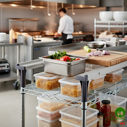 Metro MS-RS24 PrepMate MultiStation 24" Multi-Rail and End Cap Set