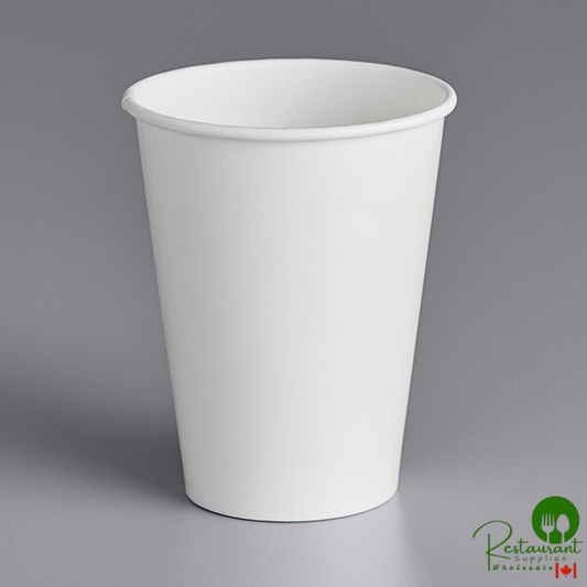 12 oz. White Poly Paper Cold Cup By Prime - 2,000/Case