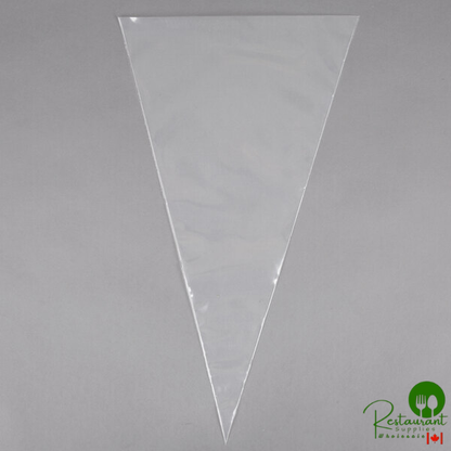 Ateco 4635 12" Soft Heavy Duty Clear Disposable Pastry Bag - 200/Box