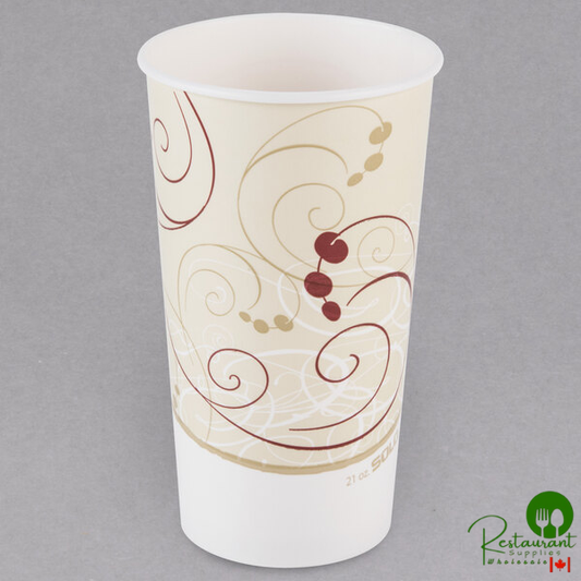 Solo RNP21P-J8000 Symphony 21.6 oz. Poly Paper Cold Cup - 1,000/Case
