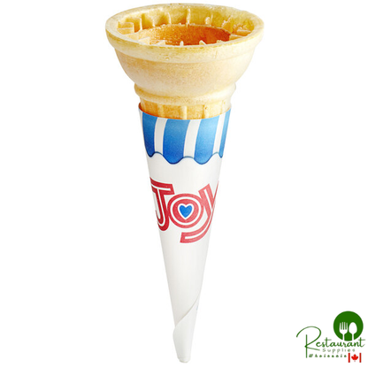 JOY #1 Pointed Bottom Jacketed Cake Cone Dispenser Pack - 1,056/Case