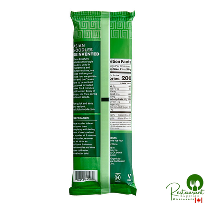 Lotus Foods Organic Traditional Pho Rice Noodles 8 oz. - 8/Case