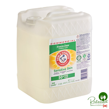 Arm & Hammer® Free & Clear 5 Gallon 2X HE Liquid Laundry Detergent