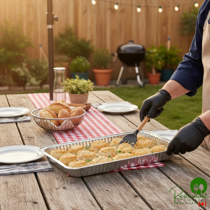 Western Plastics 5110 Full Size Foil Steam Table Pan Shallow 1 11/16" Depth - 50/Case