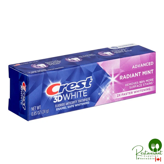 Crest 26151 3D White 0.85 oz. Radiant Mint Toothpaste 26151 - 36/Case