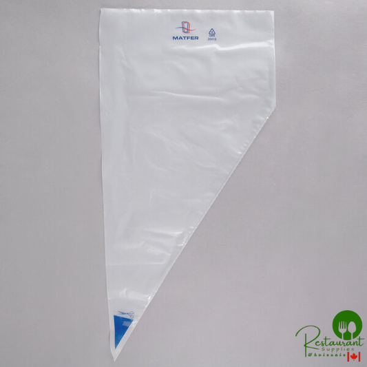 Matfer Bourgeat 165018 21" Standard Disposable Pastry Bags - 100/Roll