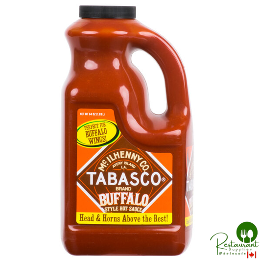 TABASCO® 64 fl. oz. Buffalo Style Hot Sauce - 2/Case