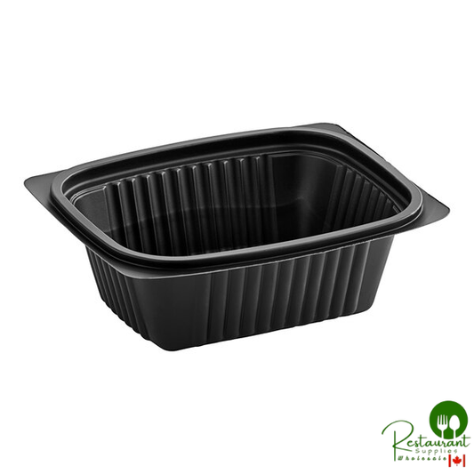 Pactiv MicroMax 12 oz. Black Deli Container - 252/Case