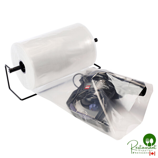 9" x 1500' 4 Mil Clear Polyethylene Layflat Tubing on a Roll By Prime