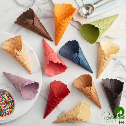 The Konery Matcha Waffle Cones - 144/Case