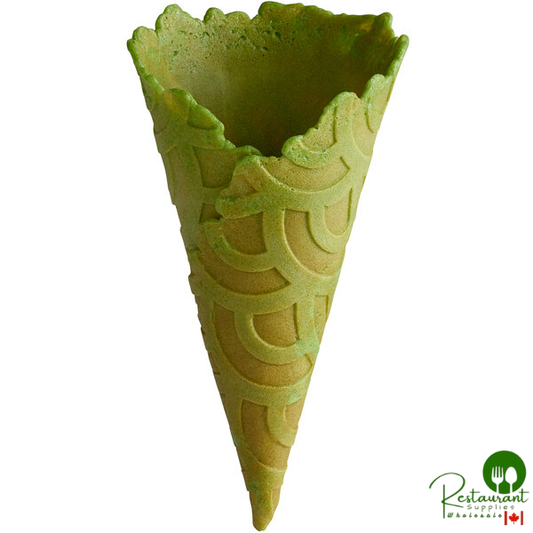 The Konery Matcha Waffle Cones - 144/Case