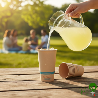 World Centric NoTree 16 oz. Natural Compostable Paper Cold Cup - 1,000/Case