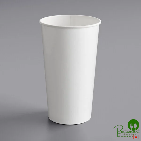 44 oz. White Poly Paper Cold Cup By Prime- 500/Case