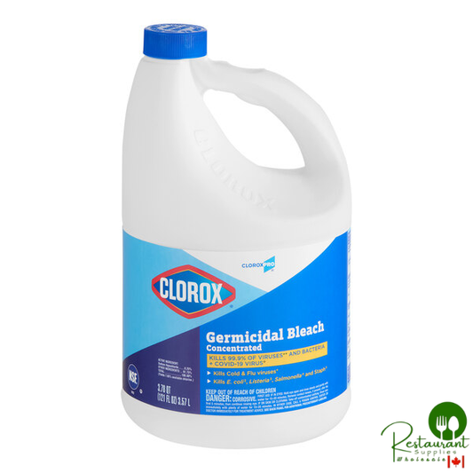CloroxPro Clorox CLO30966CT 121 oz. Concentrated Germicidal Bleach - 3/Case