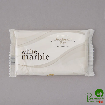 Dial DW00194A White Marble Deodorant Soap 0.81 oz. - 500/Case