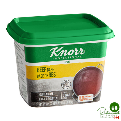Knorr 095 Beef Base 1 lb. Container - 12/Case