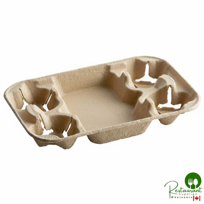 8-32 oz. 4-Cup Carrier with Tray By Prime- 250/Case
