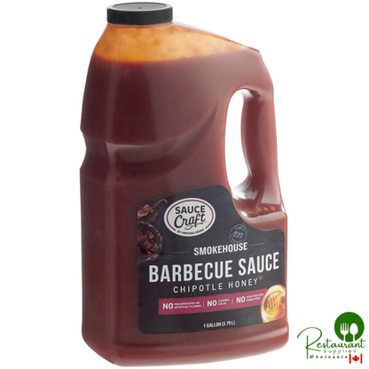 Sauce Craft Chipotle Honey BBQ Sauce 1 Gallon - 2/Case