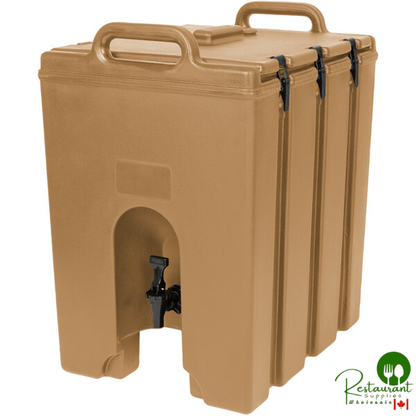 Cambro 1000LCD157 Camtainer® 11.75 Gallon Coffee Beige Insulated Beverage Dispenser