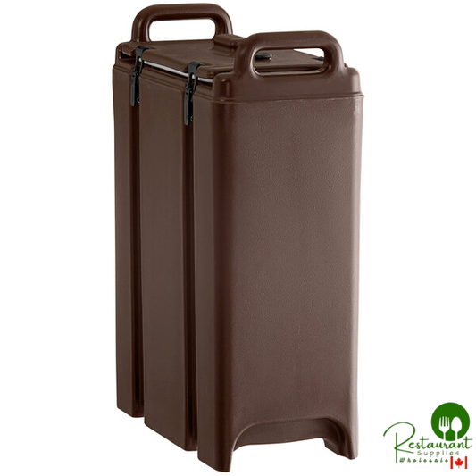 Cambro 500LCD131 Camtainer® 4.75 Gallon Dark Brown Insulated Beverage Dispenser
