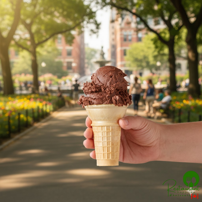 JOY #60 Flat Bottom Cake Cone - 484/Case