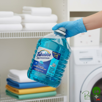 Fabuloso Professional CPC05252 1 Gallon Ocean Cool Scent All-Purpose Cleaner and Degreaser - 4/Case