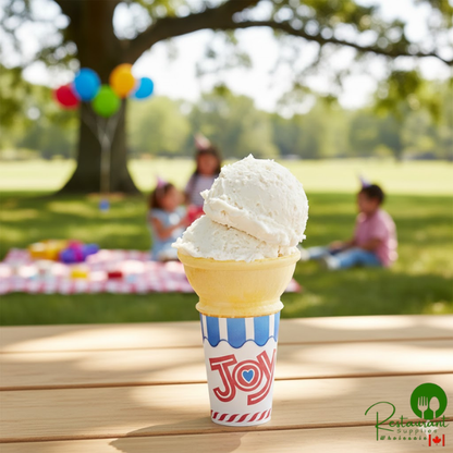 JOY #60 Flat Bottom Jacketed Cake Cone - 484/Case