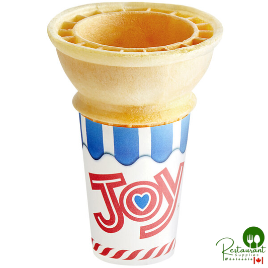 JOY #60 Flat Bottom Jacketed Cake Cone - 484/Case