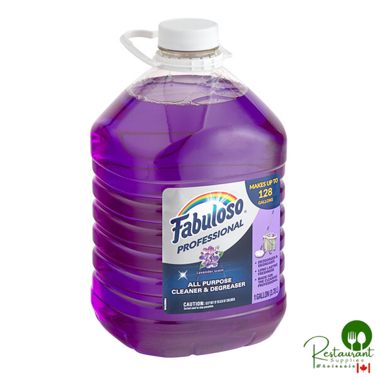 Fabuloso Professional CPC05253 1 Gallon Lavender Scent All-Purpose Cleaner and Degreaser - 4/Case