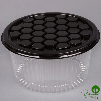 D&W Fine Pack G23-1 8" 2-3 Layer Cake Display Container with Clear Dome Lid - 160/Case