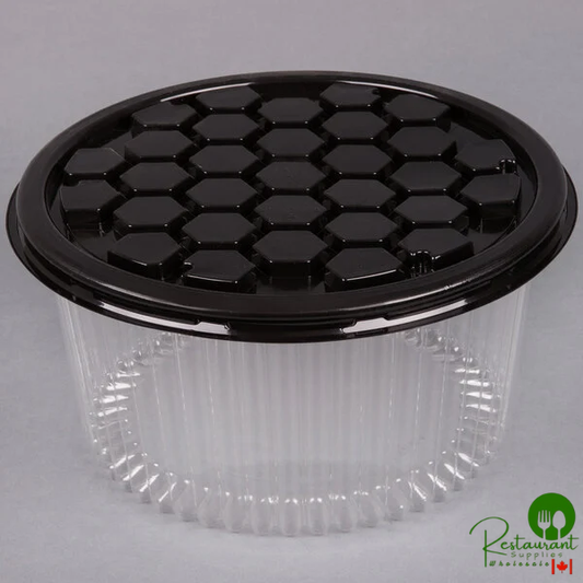 D&W Fine Pack G23-1 8" 2-3 Layer Cake Display Container with Clear Dome Lid - 160/Case