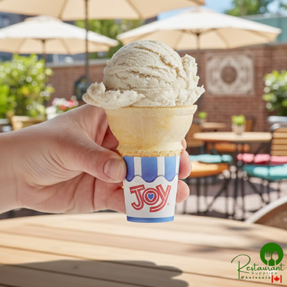 JOY #22 Flat Bottom Jacketed Cake Cone - 720/Case