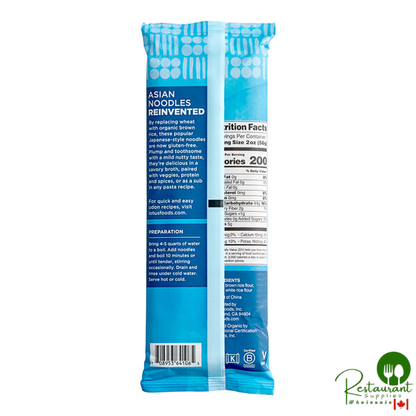 Lotus Foods Organic Brown Udon Rice Noodles 8 oz. - 8/Case