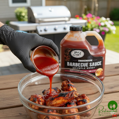 Sauce Craft Chipotle Honey BBQ Sauce 1 Gallon - 2/Case
