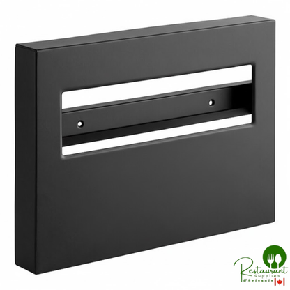Matte Black Stainless Steel Surface-Mounted Toilet Seat Cover Dispenser By Prime