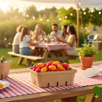 1.5 Qt. Pulp Produce Basket By Prime- 200/Case