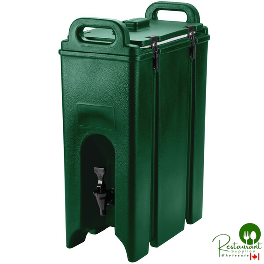Cambro 500LCD519 Camtainer® 4.75 Gallon Kentucky Green Insulated Beverage Dispenser