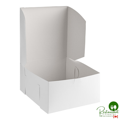 12" x 12" x 6" White Customizable Cake / Bakery Box By Prime - 50/Case