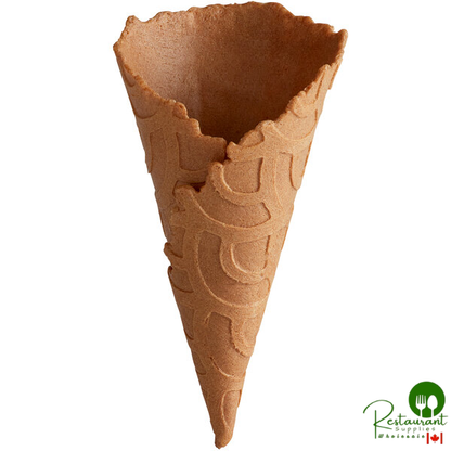 The Konery Cinnamon Brown Sugar Waffle Cones - 144/Case