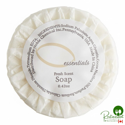 Essentials 0.42 oz. Hotel and Motel Wrapped Round Bath Soap By Prime - 1,000/Case