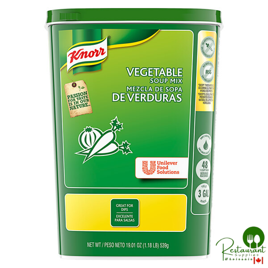Knorr 19.01 oz. Vegetable Soup Mix - 6/Case