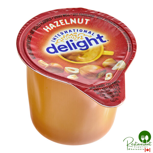 International Delight Hazelnut Single Serve Non-Dairy Creamer - 144/Case