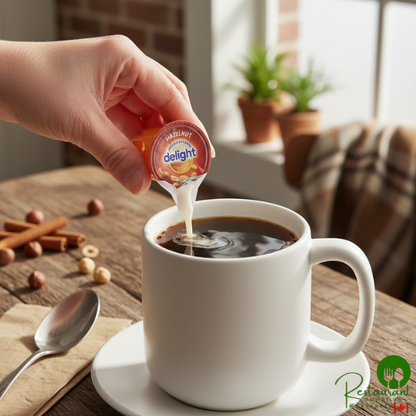 International Delight Hazelnut Single Serve Non-Dairy Creamer - 144/Case