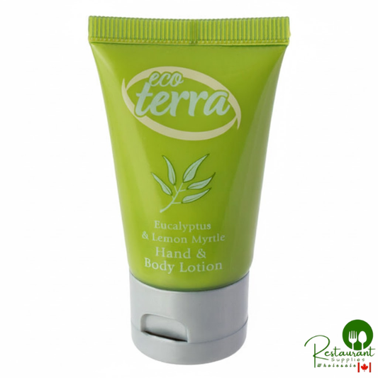 Terra 1 oz. Hotel and Motel Hand and Body Lotion with Flip-Top Cap By Prime- 300/Case