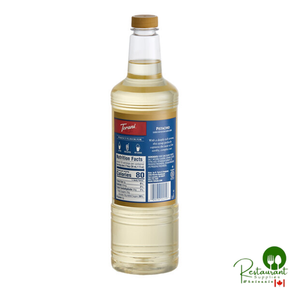Torani Pistachio Flavoring Syrup Plastic Bottle 1 Liter - 6/Case