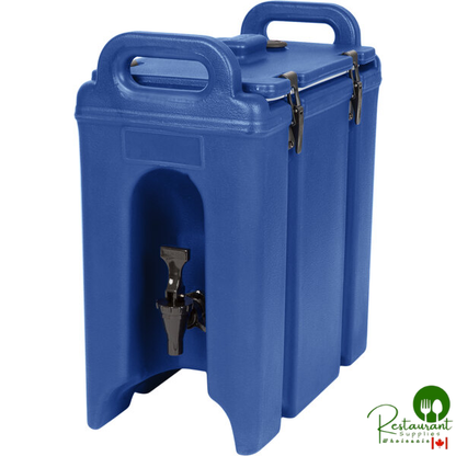Cambro 250LCD186 Camtainer® 2.5 Gallon Navy Blue Insulated Beverage Dispenser