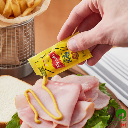 French's Classic Yellow Mustard 7 Gram Portion Packet - 1,500/Case