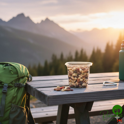 Placon 24 oz. Square Recycled PET Deli Container - 400/Case