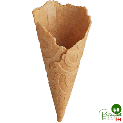 The Konery Gingerbread Waffle Cones - 144/Case